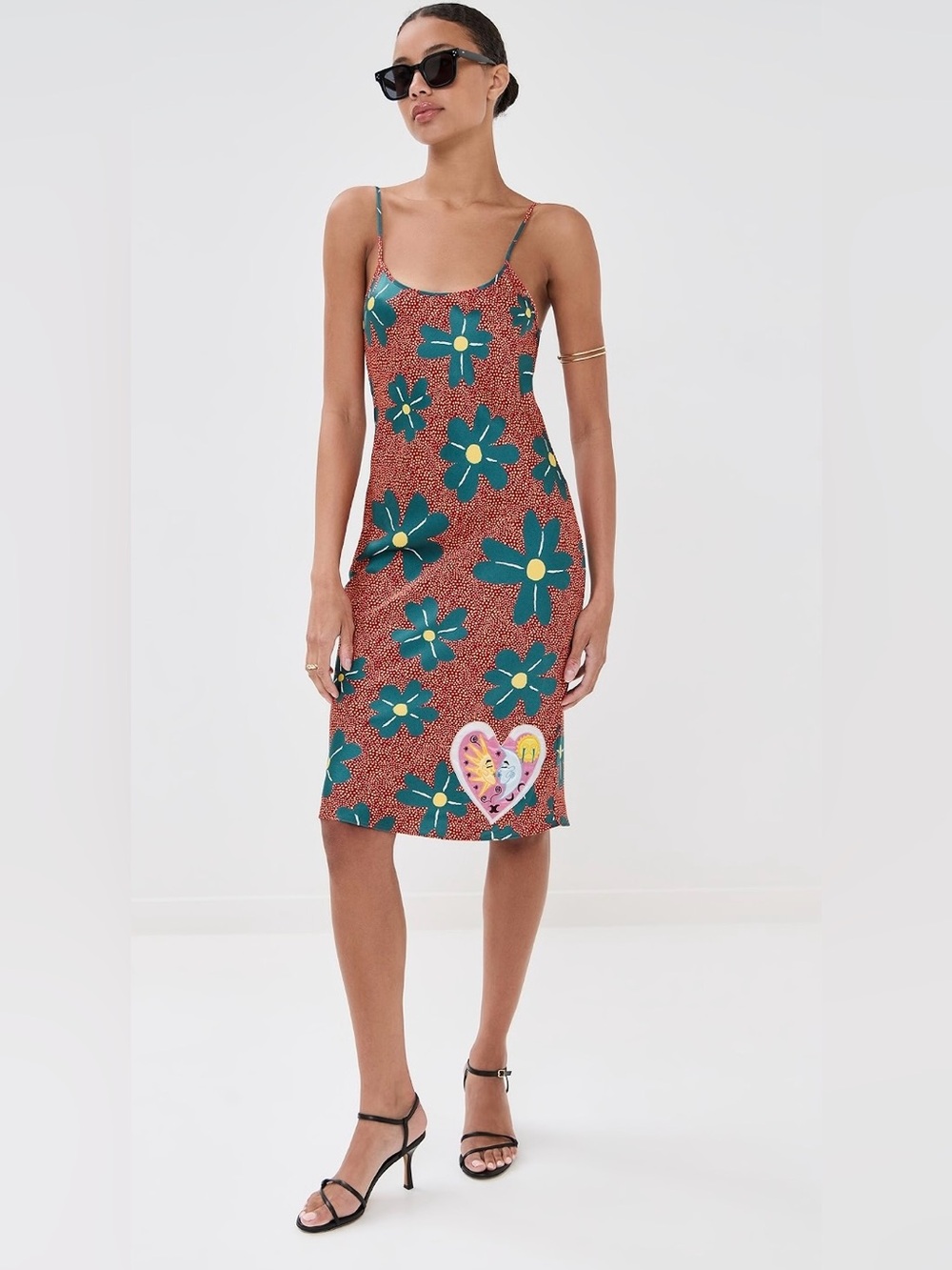 The Elder Statesman Print Silk Mini Dress NEW